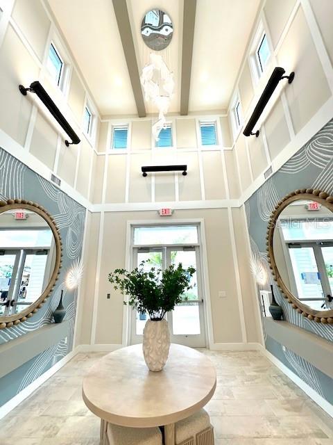view of community lobby