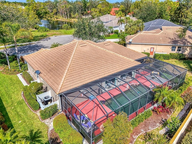 107 Wayforest Dr, Venice, FL 34292 - birds eye view of property with a water view