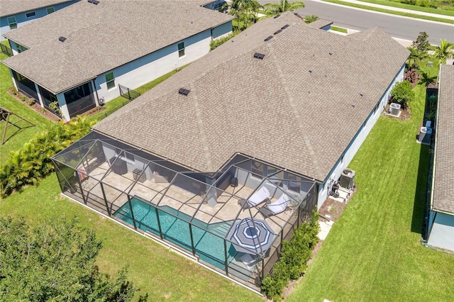 5621 Badini Way, Palmetto, FL 34221 - aerial view of property and surrounding area featuring a pool