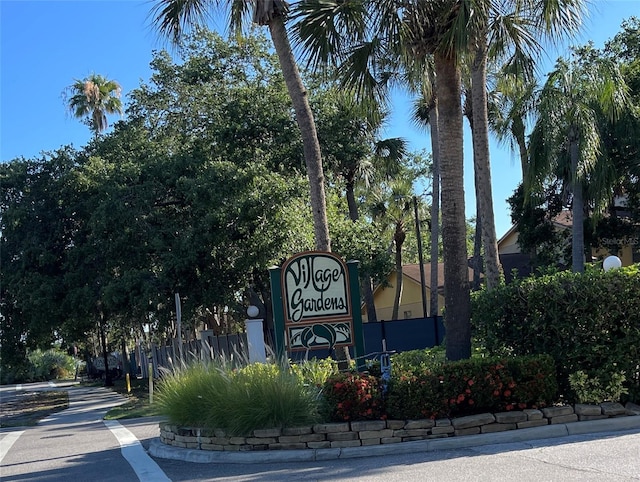 5013 Village Gardens Dr Unit 34, Sarasota, FL 34234 - view of community / neighborhood sign