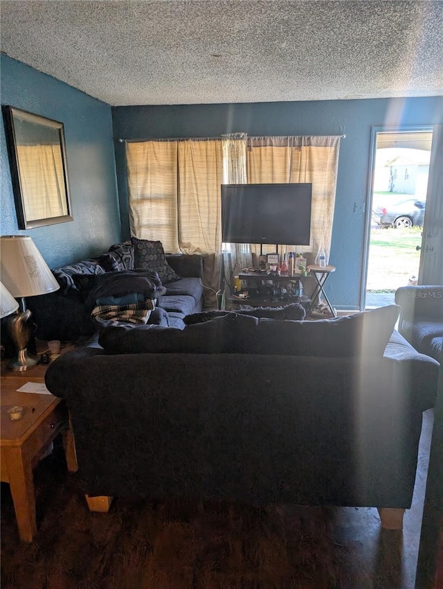 5195 Edwina St, Orlando, FL 32811 - living room with a textured ceiling
