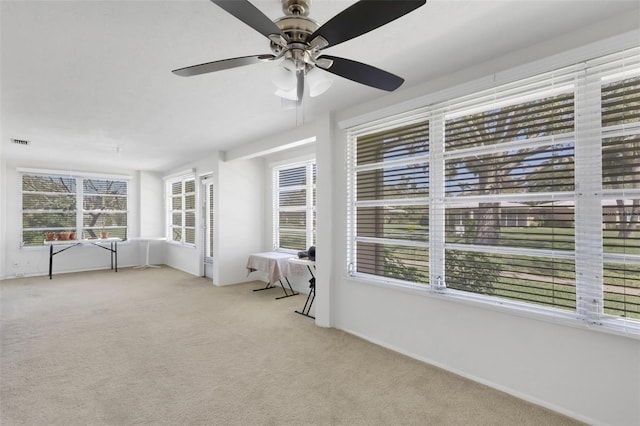 3140 Village Green Dr Unit 1119, Sarasota, FL 34239 - unfurnished sunroom featuring visible vents