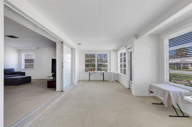3140 Village Green Dr Unit 1119, Sarasota, FL 34239 - hallway featuring visible vents and carpet