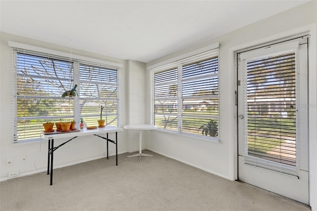 3140 Village Green Dr Unit 1119, Sarasota, FL 34239 - unfurnished office with light carpet and baseboards