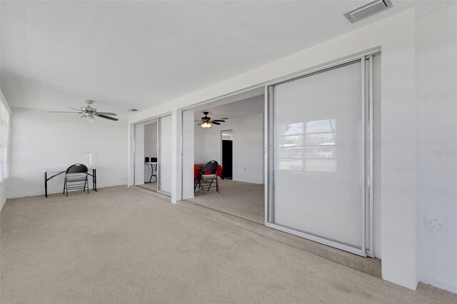 3140 Village Green Dr Unit 1119, Sarasota, FL 34239 - interior space featuring visible vents and a ceiling fan