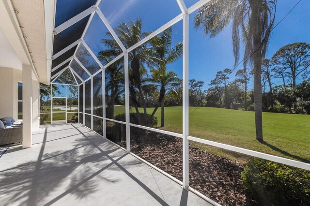 9408 Glen Abbey Ln, Sarasota, FL 34238 - view of unfurnished sunroom