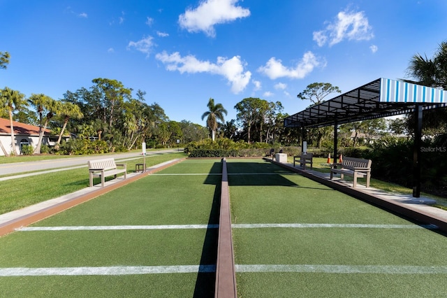 9408 Glen Abbey Ln, Sarasota, FL 34238 - view of community with a bocce ball area