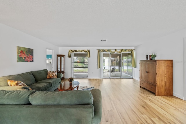 3611 22nd Ave W, Bradenton, FL 34205 - living room featuring light wood finished floors and baseboards