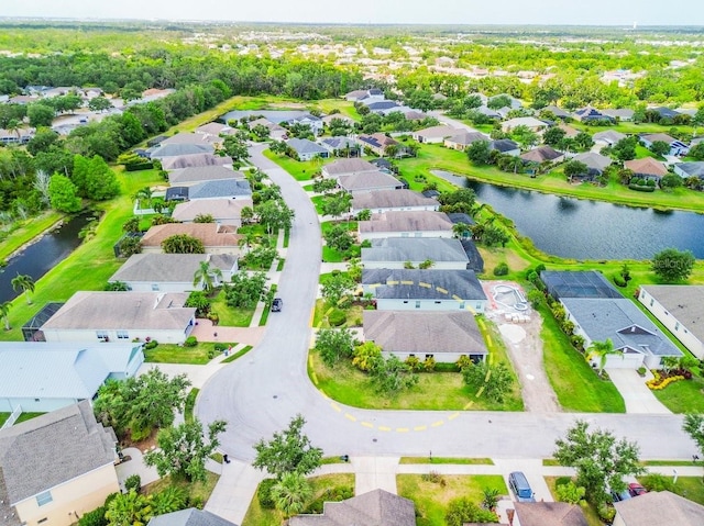 11790 Fennemore Way, Parrish, FL 34219 - bird's eye view featuring a water view and a residential view