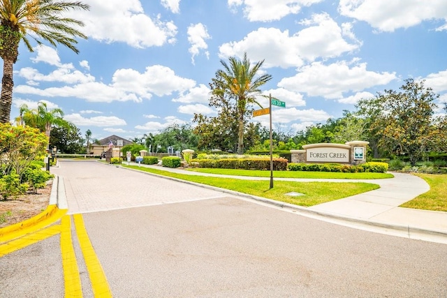 11790 Fennemore Way, Parrish, FL 34219 - view of road with a gated entry, sidewalks, and curbs