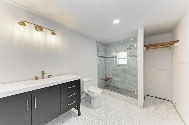3304 7th Street Ct W, Palmetto, FL 34221 - full bath featuring a marble finish shower and vanity