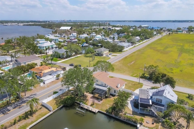 4406 17th St W, Palmetto, FL 34221 - aerial perspective of suburban area featuring a large body of water
