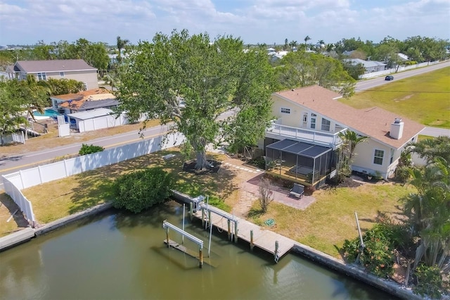 4406 17th St W, Palmetto, FL 34221 - aerial view of residential area with a nearby body of water