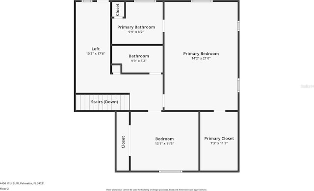 4406 17th St W, Palmetto, FL 34221 - property floor plan