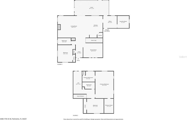4406 17th St W, Palmetto, FL 34221 - room layout