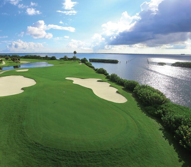 537 Gunwale Ln, Longboat Key, FL 34228 - surrounding community featuring a water view and view of golf course