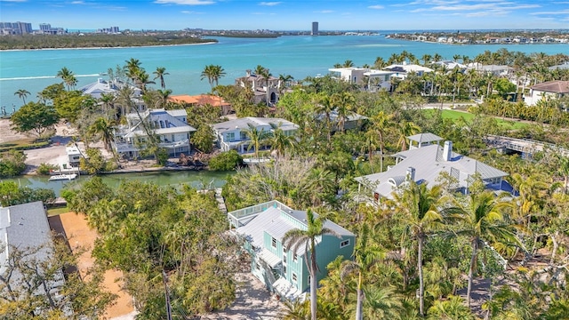 111 Faubel St, Sarasota, FL 34242 - bird's eye view with a water view
