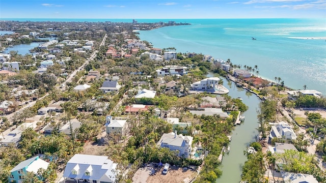 111 Faubel St, Sarasota, FL 34242 - aerial view with a residential view and a water view