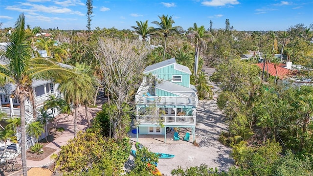 111 Faubel St, Sarasota, FL 34242 - drone / aerial view