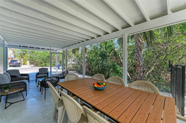 view of patio / terrace with outdoor dining space