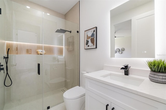 1815 SW 15th Pl, Cape Coral, FL 33991 - bathroom with toilet, a stall shower, and vanity