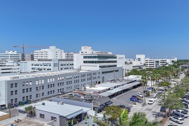 exterior space with a view of city