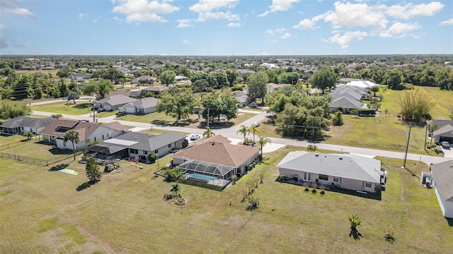 birds eye view of property featuring a residential view