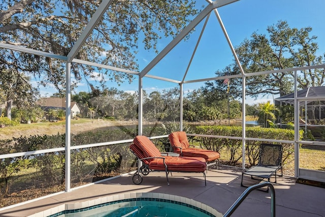 2439 Sonoma Dr W, Nokomis, FL 34275 - view of sunroom / solarium