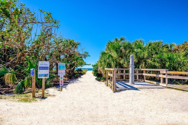 2439 Sonoma Dr W, Nokomis, FL 34275 - surrounding community with view of water and beach