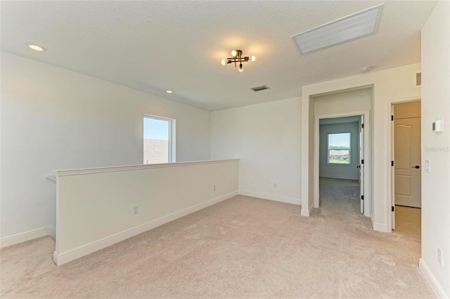 10614 Morning Marsh Ln, Parrish, FL 34219 - empty room with light carpet, recessed lighting, and a smoke detector