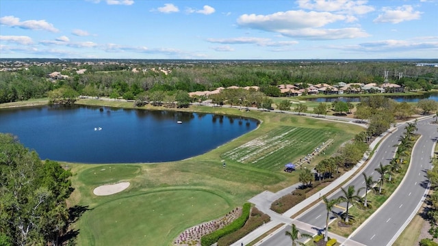 259 Golden Harbour Trl, Bradenton, FL 34212 - drone / aerial view with golf course view and a water view