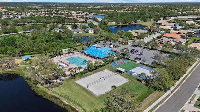 259 Golden Harbour Trl, Bradenton, FL 34212 - aerial view featuring a residential view and a water view