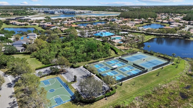 259 Golden Harbour Trl, Bradenton, FL 34212 - aerial view with a residential view and a water view