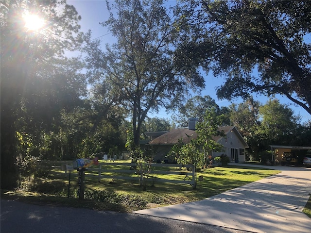 2070 59th St, Sarasota, FL 34243 - view of obstructed view of property