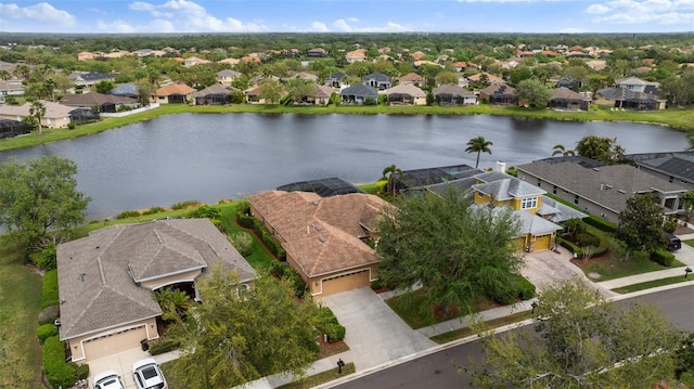 12211 Aster Ave, Bradenton, FL 34212 - bird's eye view featuring a residential view and a water view