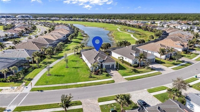 25325 Longmeadow Dr, Punta Gorda, FL 33955 - aerial view featuring a water view and a residential view