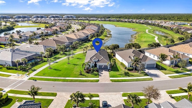 25325 Longmeadow Dr, Punta Gorda, FL 33955 - drone / aerial view with a residential view and a water view
