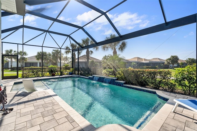 25325 Longmeadow Dr, Punta Gorda, FL 33955 - outdoor pool with glass enclosure and a patio