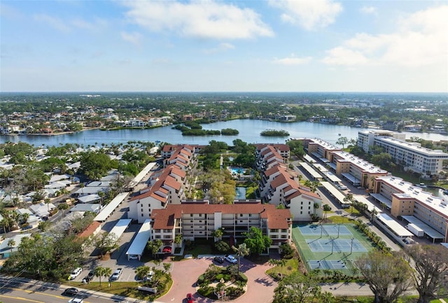 6263 Midnight Pass Rd Unit 301, Sarasota, FL 34242 - aerial view of a large body of water and apartment complex / building