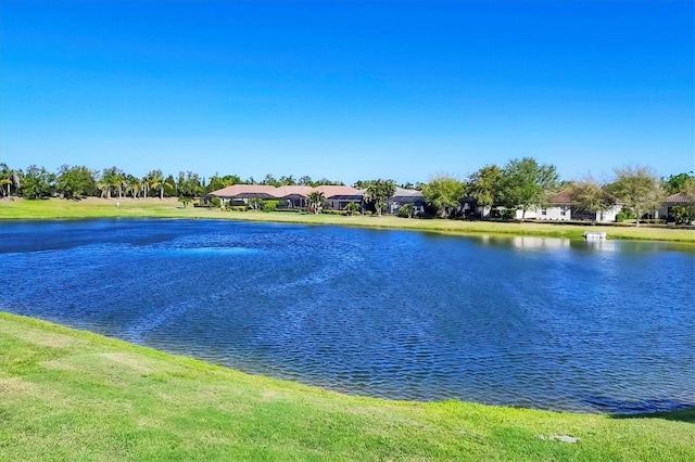 view of water feature