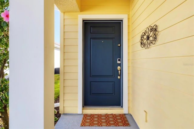 view of entrance to property
