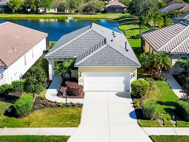 12717 Deep Blue Pl, Bradenton, FL 34211 - aerial perspective of suburban area featuring a nearby body of water