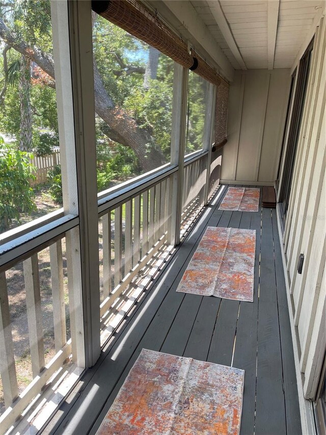 2224 Bahia Vista St Unit E6, Sarasota, FL 34239 - unfurnished sunroom featuring healthy amount of natural light