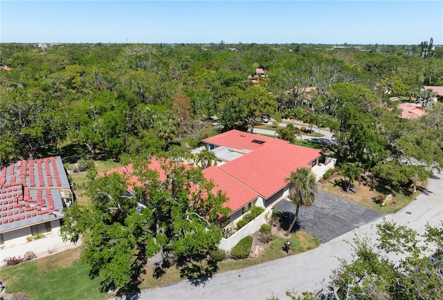 3804 Sun Eagle Ln, Bradenton, FL 34210 - bird's eye view featuring a view of trees
