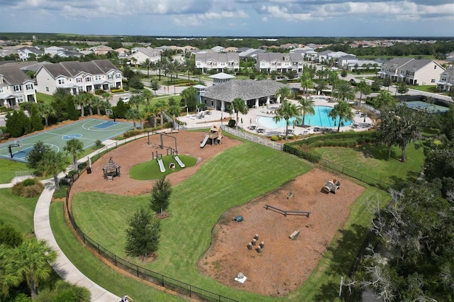 11717 Blue Hill Trl, Lakewood Ranch, FL 34211 - bird's eye view with a residential view