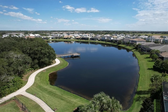 11717 Blue Hill Trl, Lakewood Ranch, FL 34211 - bird's eye view featuring a residential view and a water view