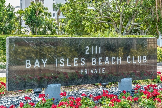 1928 Harbourside Dr Unit 1403, Longboat Key, FL 34228 - view of community / neighborhood sign
