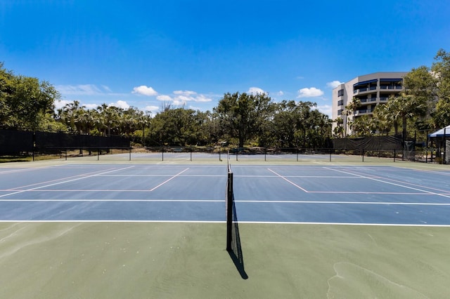 1928 Harbourside Dr Unit 1403, Longboat Key, FL 34228 - view of tennis court featuring community basketball court and fence