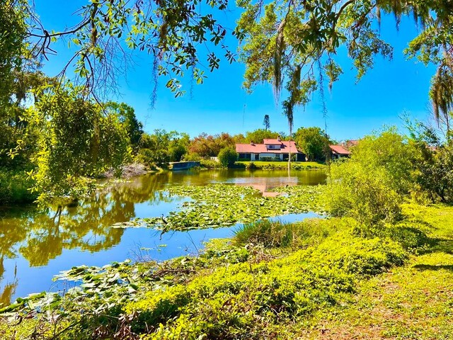 view of water feature
