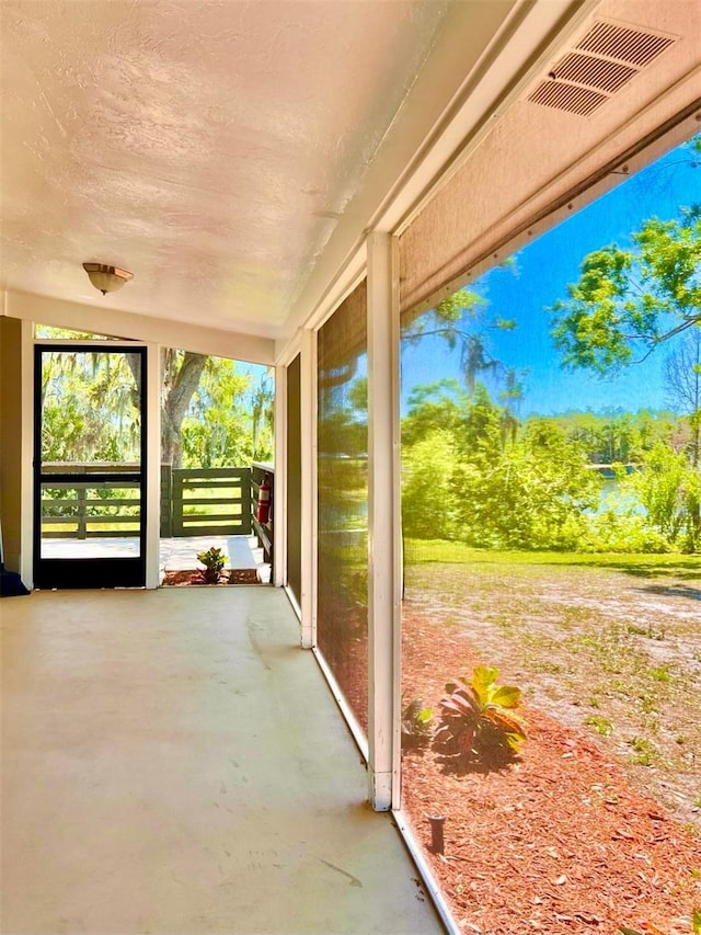 view of patio featuring visible vents